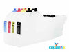 Cartucho Recargable AUTORESETEABLE BROTHER LC 203 C/CHIP + 4 Tintas de 100 ml